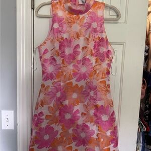 Elliatt Pink and Orange Beckett Dress